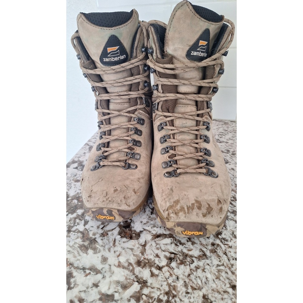 Zamberlan Mens Gore-Tex Vibram Leather Hiking Hunting Boots Made in Italy 7.5